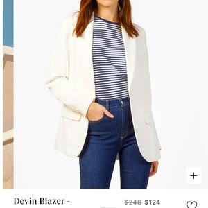 Outerknown White Blazer - NWT- Holiday wear!